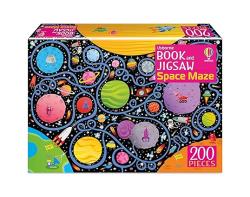 Usborne Book and Jigsaw Space Maze