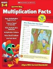 Scholastic Success with Multiplication Facts Grades 3-4 Workbook