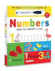 My Big Wipe And Clean Book of Numbers for Kids