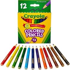 Crayola Half Size Coloured Pencils 12PCS