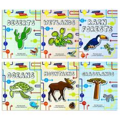 Flowchart Explorers Ecosystems STEM 6 Geography Science Books Set (Deserts, Grasslands, Mountains, O