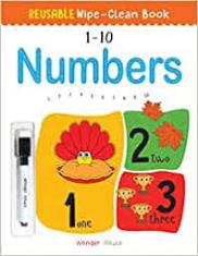 Reusable Wipe And Clean Book 1-10 Numbers