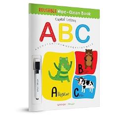 Reusable Wipe And Clean Book - Capital Letters